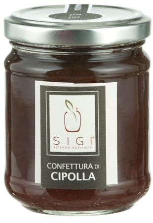 SIGI Azienda Agricola Mermelada de cebolla | Sin colorantes, conservantes, aditivos | 100% artesanal y natural | Hecho a mano en Italia | Tarro 110 g