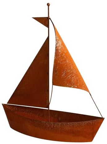Manufaktur Lichtbogen Rost Segelschiff zum Bepflanzen Metall Segelboot für Blumen Edelrost Gartendeko