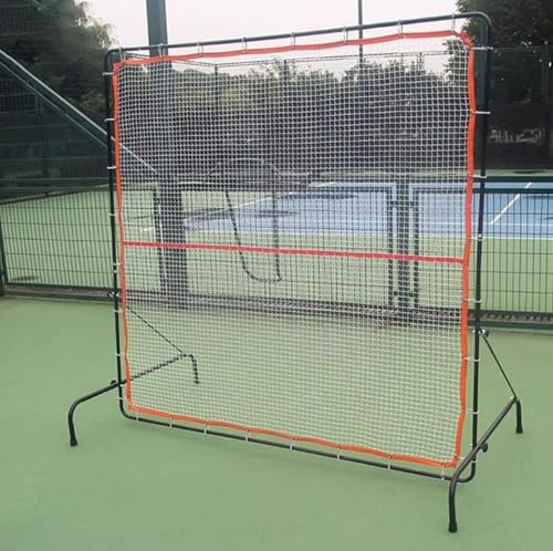 6,7 X 6 Fuß Rebound-Übungswand for Tennis- Und Schlägersport-Ballrückwand, Tennisplatz-Rebounder-Rahmen Mit Netz, Training Im Innen- Und Außenbereich, Geeignet for Alle Altersgruppen