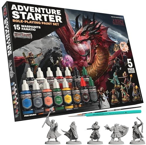 The Army Painter, GameMaster Adventure Starter Set Combo, 15 x 18 ml