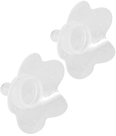 BESTonZON Silikon Stillhütchen Für Neugeborene 2 Stück Dünn Flach Geformt Stillschutz Aus Weichem Atmungsaktivem Material Für Komfortables Stillen Und Brustschutz