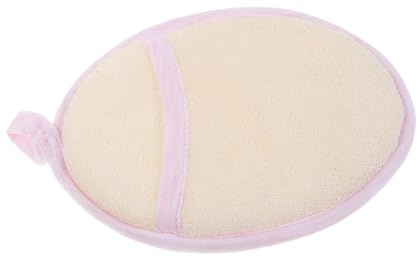 Abaodam Antibakterieller Babybadeschwamm aus Bambusfasern in Rosa Weicher Schwamm für Neugeborene mit Multifunktionalem Waschlappen für Babybad und Gesichtspflege