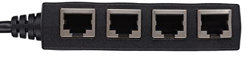 Yctze Adaptador Divisor RJ45, Adaptador de Cable de Conexión RJ45 Splitter A A 4 Puertos Trans Nt
