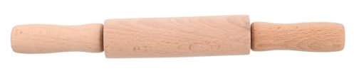 QUMIIRITY Wooden Mini Rolling Pin for Boys and Small for Home Baking and Holiday Decorations