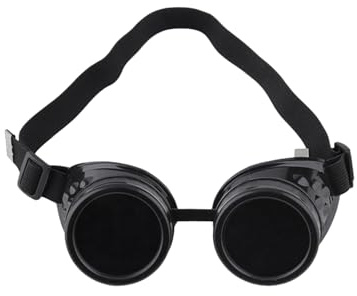 Bohue Steampunk Brille Cosplay Vintage Sonnenbrille Motocross Racer Sport Helm Sonnenbrille Retro Motorrad Brille für Halloween Party