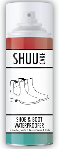 2 Pack Shoe Protector Spray | Waterproofer | Long-Lasting Stain | Water Repellent | Breathable | Invisible | Quick-Dry Fabric Guard Spray | For Shoes, Boots, Fabric, Suede, Leather | 300ML
