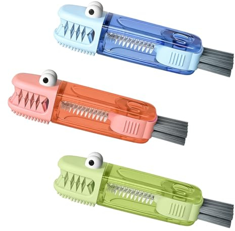 3 in 1 Bottle Brush Cup Lid Gap Cleaning Brush Set, Portable Silicone Cup Lid Gap Cleaner Brush, Multifunctional Water Bottle Crevice Cleaning Brush, Home Kitchen Cleaning Tools (3 Pcs)