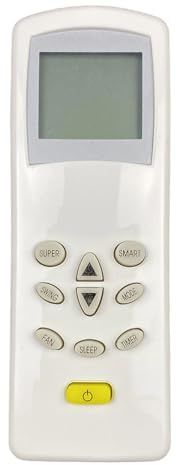YIZITU Telecomando Sostitutivo Impugnatura Ergonomica Comoda Tastiera Intuitiva Compatibile con DG11D1 02 Telecomandi per Condizionatori Telecomando Universale a Infrarossi
