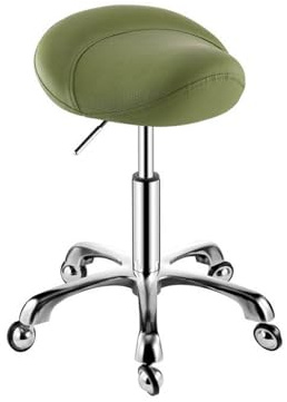 Sgabello a sella, Sgabello a sella ergonomico, Sedia da lavoro girevole e regolabile, for saloni e sale massaggi(Color-3)