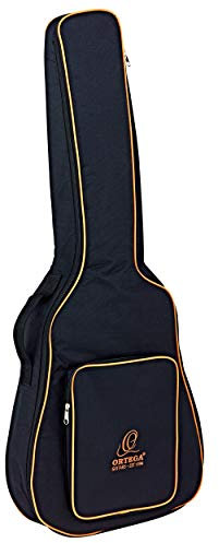 Ortega Guitars Economy Series Bag - 1/2 Klassische Gitarren Tasche - Höhe 96 cm - Breite 35 cm - Mit Schultergurten - Nylon, Schwarz (OGBSTD-12)