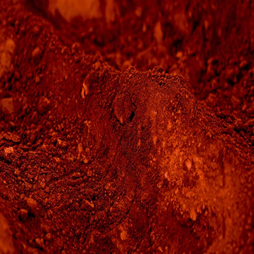 Pigment naturel Ocre Rouge 500g - Pour Peintures, Enduit Béton et Chaux - Poudre de Terre Colorante - Origine Europe
