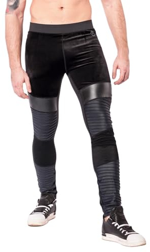 Kapow Meggings Leggings Contenitivi Deluxe da Uomo con Tasche