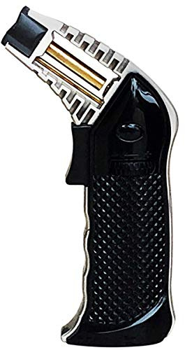 Prestige Import Group - Bazooka Desktop Torch Lighter - Super Sized Flame - Color: Black