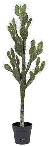 Artificielles.com - Cactus Opuntia ficticia en maceta densa de calidad superior H130cm verde aloe - elige tu altura: H 130 cm - color: Verde aloe