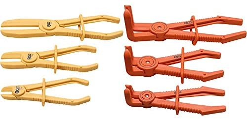 BGS 1815 | Schlauch-Abklemmzangen-Satz | 155-255 mm | 3-tlg. + 8764 | Schlauch-Abklemmzangen-Satz | 90° abgewinkelt | 155-220 mm | 3-tlg.