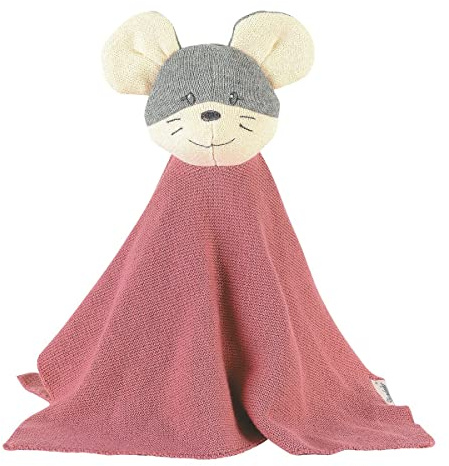 GOTS Strick Schmusetuch S Maus Mabel, Kuscheltuch, Trösterchen