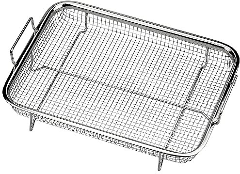 Cestino Barbecue,Cestello Frutta Verdura Acciaio Inossidabile,Cestello Griglia Rete,Vassoio Da Forno a Rete,Utilizzato Per Cuocere Biscotti e Torte,Grigliare e Raffreddare,Caricare Frutta e Verdura