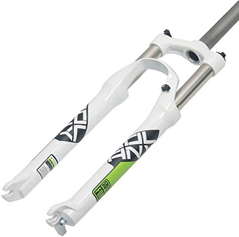 Bicyclette Adulte Unisexe Fourche À Suspension 26 Pouces Fourche VTT, Ultralight Cyclisme Tube Droit Frein À Disque Montagne Vélo Amortisseur (Couleur : B, Size : 26 inch)
