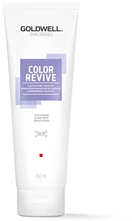 Goldwell Dualsenses, Color Revive Kühles Hellblond Shampoo, für pures, strahlendes Blond, 250 ml