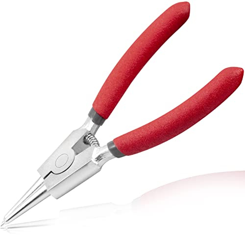 LEONTOOL Externe Sicherungsringzange – 12,7 cm Sprengringzange für Ringentferner, Halten und Schlauchentfernung