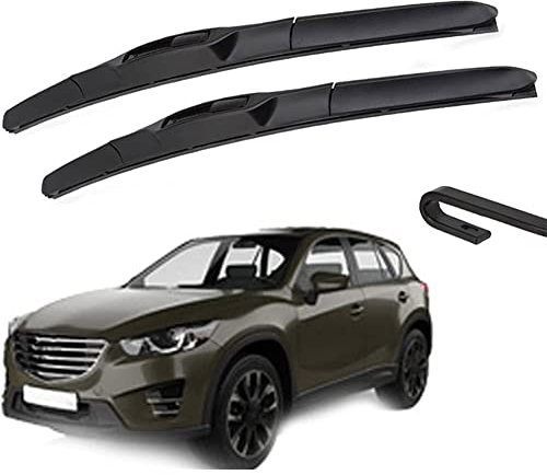 NINAI Car Front Windshield Wiper Blades for Mazda CX-5 KE 2011-2016, Windscreen Wiper Blades Wiper Arm Brushes Cutter Window Wiper Wipers Accessories