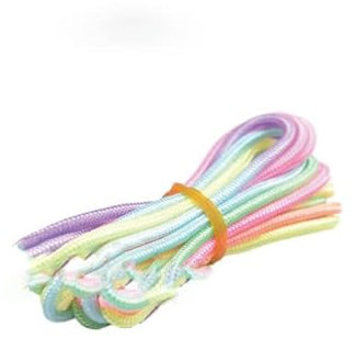 KEOJI diá. Cuerda de Pulsera de Arco Iris de 3 mm de luz Cuerda Artesanal Cuerda de Cordel para Llavero de cordón de Bricolaje Cordón de tendedero-10 pies (3 Metros)