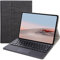 HEUCYL Tastaturhülle Für Microsoft Surface Go 3 10,5 Zoll/Go 2 2020 10,5 Zoll/Go 2018 10 Zoll Mit Multi Touch Touchpad Abnehmbarer Kabelloser Deutscher Tastatur, Schlanke Leichte Hülle,No Backlight