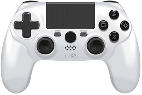 Hyperkin Cirka NuForce Wireless Game Controller for PS4 (White)