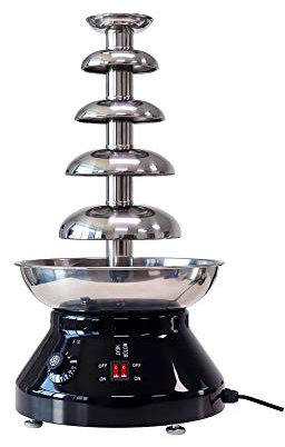 Chocolate Fondue Fountain Machine 3L Stainless Steel Commercial Chocolate Fountain For Party Wedding Restaurant, 30℃~110℃ Adjustable