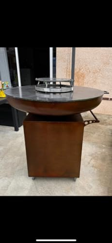 brasero plancha Barbecue corten