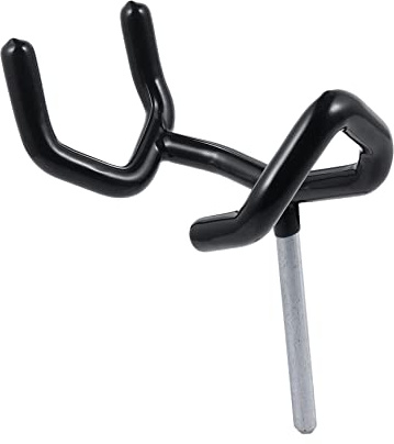Metal Microphone Boompole Holder Boom Pole Support Holder | Black Metal and Plastic Build, Fixed-position Support for Audio-visual Equipment, Stylish Creative Design