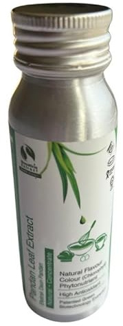 Extrait Liquide de Feuilles de Pandan - 80g – Arôme Naturel & Couleur Verte – Antioxydant – Végan – Sans Additifs