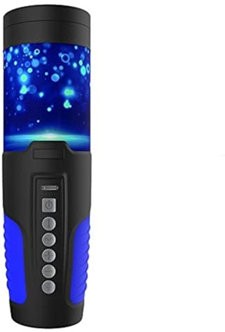 Elektrischer Masturbator Mann Cup Sexspielzeug mit 10 Teleskopfunktion und 4 Speed Automatische Masturbieren mit 3D Silikon Vagina, Masturbieren für Männer