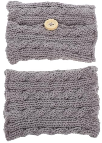 2 Gestrickte Becherisolierung Wollgarn Kaffeebecherhüllen aus Stück | Kaffee und Teebecher, Weiche Hülle mit Stilvollem Akzent, Geeignet für Zuhause und Büro
