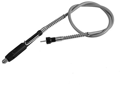 Fdit Universal Flexible Flex Shaft Extension Cord, M8 Keyless Chuck Rotary Grinder Tool Shaft, Clamping Dia 3.2Mm for Grinding Polishing Tools