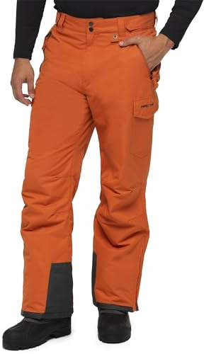 ARCTIX Pantalon Cargo de Sports de Neige pour Homme – Gingembre brûlé, Taille L/régulier