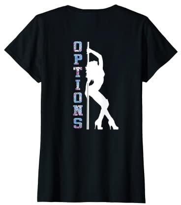 Damen Backprint Options Poledance T-Shirt