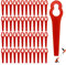 SDwfxd 200 Stück Ersatzmesser Rasentrimmer, Sicher Zuverlässig Rasentrimmer Messer Universal für Gartentrimmer, Rasentrimmer Messer (83 * 20 mm)