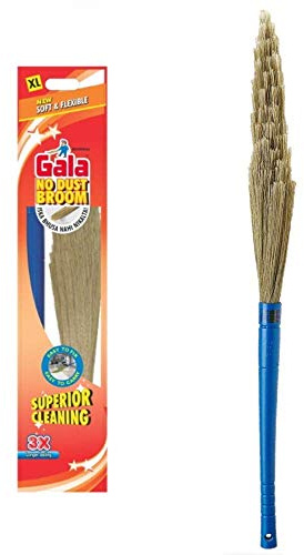Gala No Dust Broom XL Extra Large Scopa Indiana Savarani Indian Jhadu Zadu (confezione da 1)
