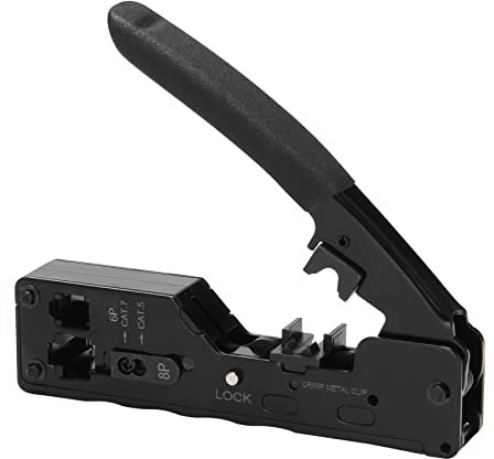 Dariokki Netzwerk Crimpen f¨¹r Cat7 Cat8 Rj45 Cat5 Cat6 Kabel Klemme Rj11 6P Telefon Kabel Klemmen Netzwerk Werkzeug