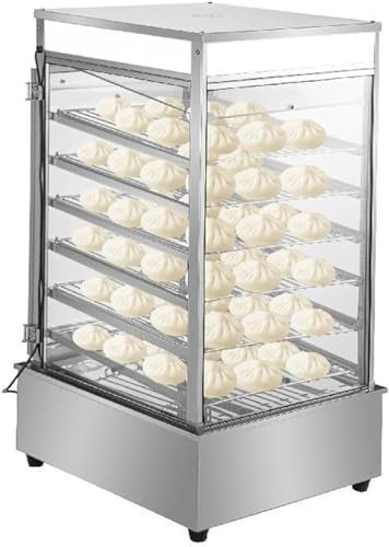 Elettrico Bun Steamer Commerciale 900W Telaio In Acciaio Inox A 5 Strati Con Controllo Della Temperatura Al Vapore Panini Di Pane Al Vapore Scalda