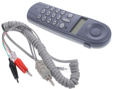 BELLIFFY Telefontester Kabeltester Drahttestwerkzeug Telefonnetzwerkerkennung Telefonzubehör Leitungserkennung Professionelles Testset Netzwerkdrahttestwerkzeug