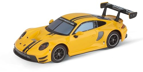 Carrera Hybrid - Porsche 911 GT3 R Grello I Maßstab 1:50 I Front- und Rücklichter I Bis zu 30 Minuten Rennaction I USB-C-Aufladung in 20 Minuten I Mobile App-Steuerung für maximales Fahrvergnügen