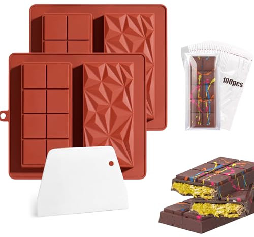 AstraGlam Dubai Chocolate Molde de Silicona Molde para Hornear Pistacho Kadayif Molde de Praliné Pelo Ángel Hilos de Masa Moldes de Silicona Hornear Creaciones Creativas de Chocolate para Cualquier