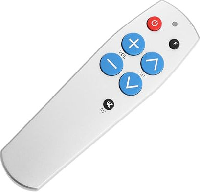 Télécommande Universelle IR pour Télévision, Compatible avec La Plupart des Marques De Téléviseurs, Idéale pour Les Seniors et Les Personnes Atteintes De Démence