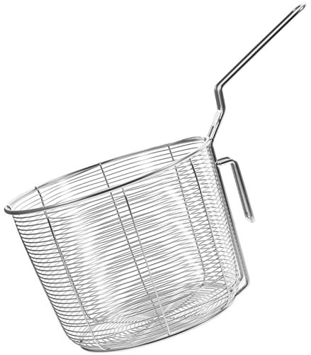BESTYASH Cesta Coladora Inoxidable Fideos y Colador de Cocina Reutilizable con Colgante Freír y Escurrir Casa Restaurantes y Buffets