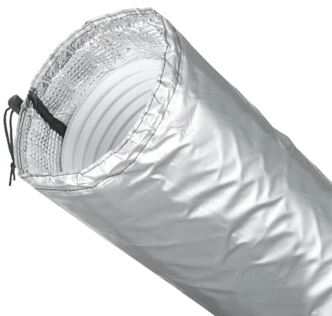 Gihioue Tuyau de climatisation - Isolation réglable pour tuyaux de climatisation - Accessoires pratiques pour appareils ménagers : fenêtre d'hiver, garage, maison, bureau, appartement