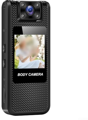Vlogging Caméra d'action pour sports de plein air et voyage, 4K HD WiFi, objectif rotatif à 180 degrés réglable