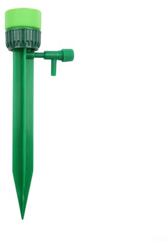 Spike automatico per irrigazione delle piante con tasso di gocciolamento controllato, compatibile con bottiglie di plastica, fornisce un'irrigazione costante per piante sane