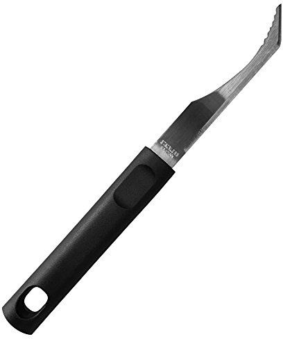 Better Houseware Black Handle Shrimp Deveiner and Sheller, 4 Blade and 12 Total Length - Stainless Steel Blade Shells and Deveins
